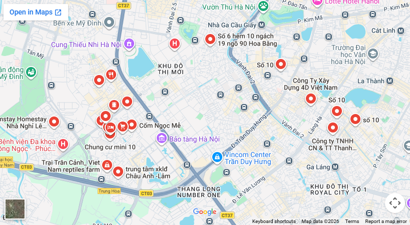 Bản đồ chỉ đường đến CÔNG TY CỔ PHẦN HOACHAT.VN