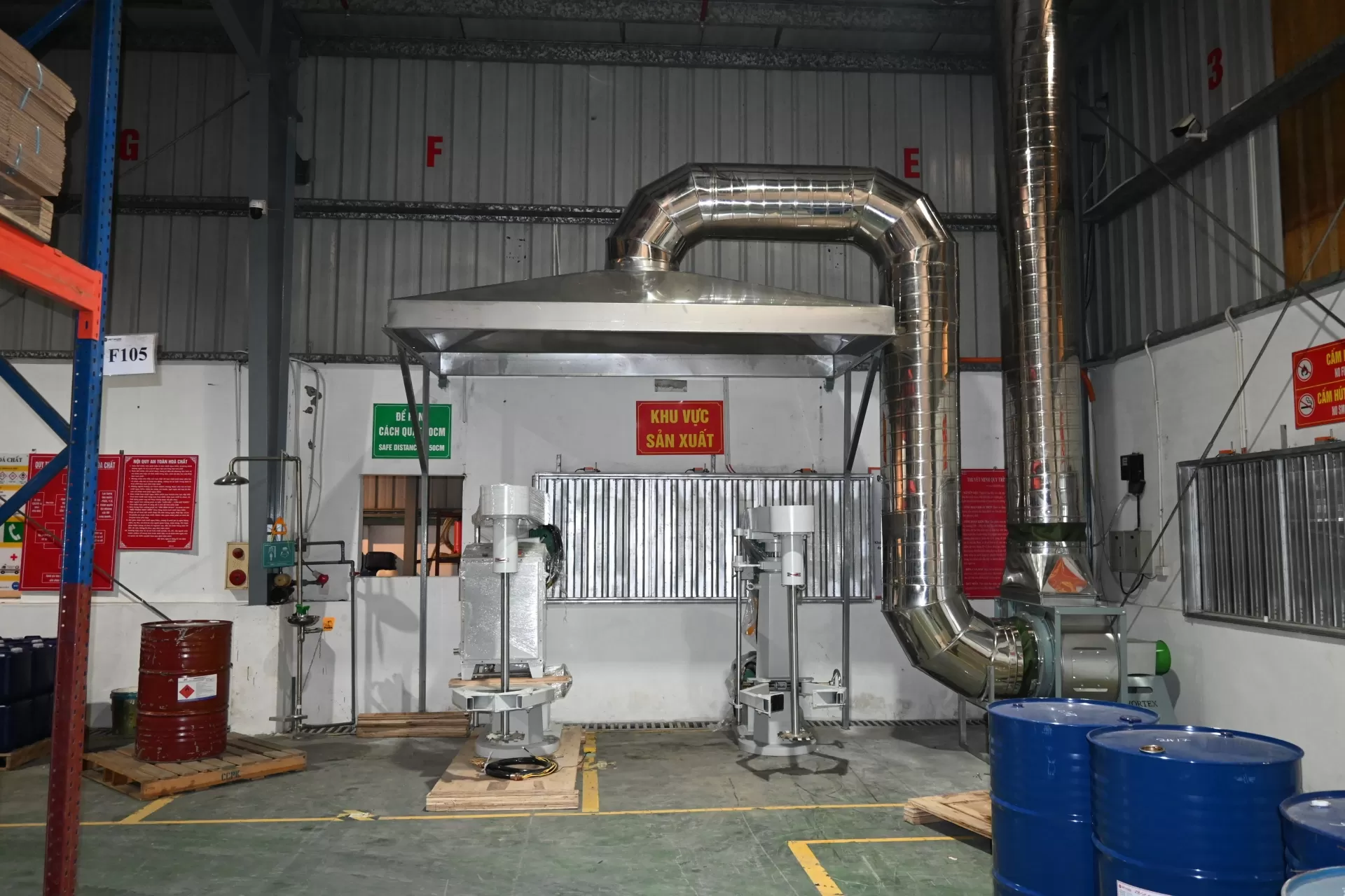Hệ thống sản xuất và pha chế