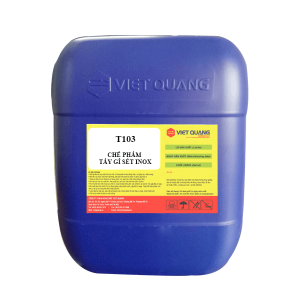 Chế phẩm tẩy gỉ sét trên bề mặt inox T103