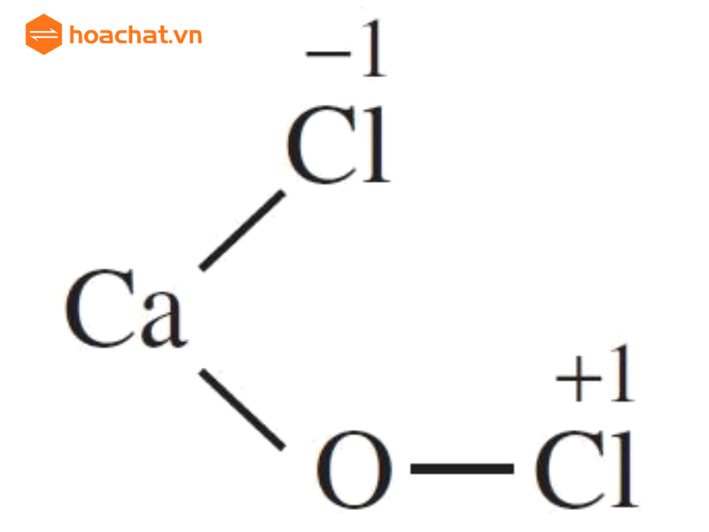 công thức cấu tạo của clorua vôi